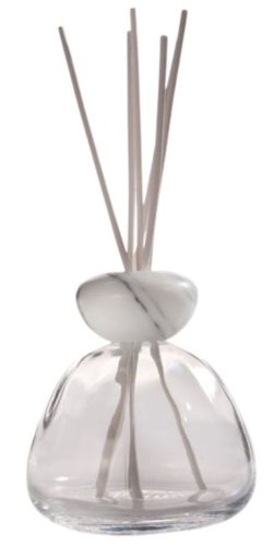 Millefiori, Air Design, Aróma difuzér Marble Glass číry - biely mramorový vrchnák - Dopredaj