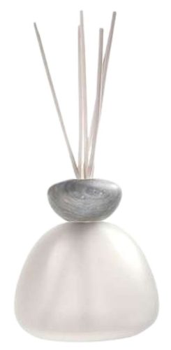 Millefiori, Air Design, Aróma difuzér Marble Glass matný - šedý mramorový vrchnák