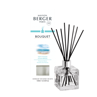 Maison Berger Paris, Aróma difuzér Cube 125ml, Ocean breeze, Morský vzduch 6000