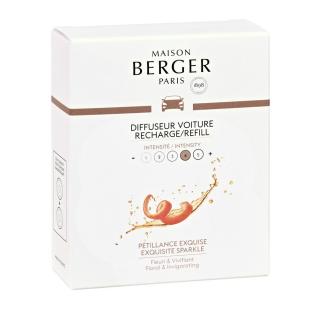 Maison Berger Paris, Náhradná náplň vône do auta Exquiste sparkle, Intenzívny Ligot, 2ks v balení 6426
