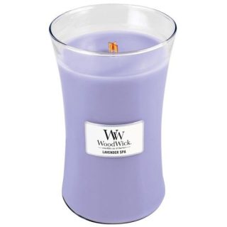 Woodwick, Vonná Sviečka Classic, Lavender Spa 609,5g, Levanduľová kúpeľ 93492