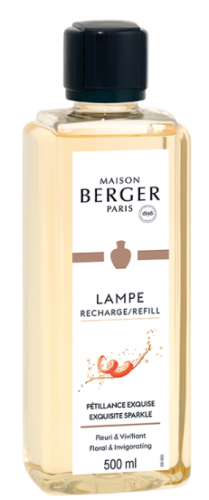 Maison Berger Paris, Náplň do katalytickej lampy 500ml, Exquisite sparkle, Intenzívny ligot