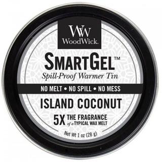 WoodWick, Vonný gel SmartGel Island Coconut 28g, Kokosový Ostrov - Dopredaj 89115