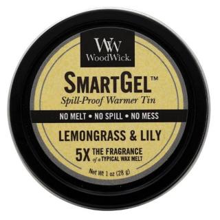 WoodWick, Vonný gel SmartGel Lemongrass and Lilly 28g, Citrónová Tráva a Ľalia - Dopredaj 89065