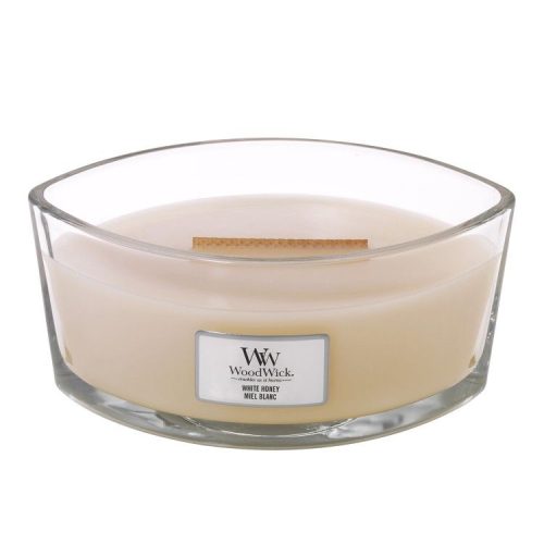 Woodwick, Vonná Sviečka Hearthwick, White Honey 453,6g, Biely med