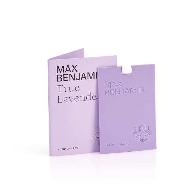 Max Benjamin, Classic, Luxusná Vonná karta, True Lavender, 1 ks v balení, Levanduľa MB-Card6