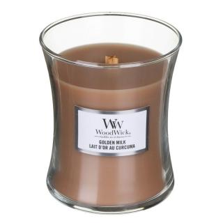 Woodwick, Vonná Sviečka Classic, Golden Milk 275g, Zlaté mlieko - Dopredaj 1647918