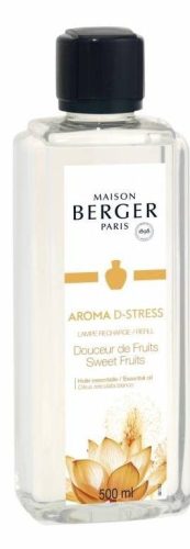 Maison Berger Paris, Náplň do katalytickej lampy 500ml, AROMA D-STRESS, Sweet fruits, Sladké ovocie