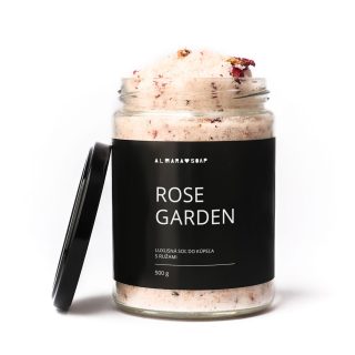 Almara Soap, Rose Garden, Luxusná Soľ do kúpeľa s ružami 500g AS104