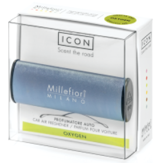 Millefiori, ICON, Difuzér do auta Metalo Blue Mat Oxygen - kyslík 16CAR54