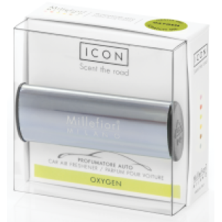 Millefiori, ICON, Difuzér do auta Metalo Blue Shiny Oxygen - kyslík 16CAR51