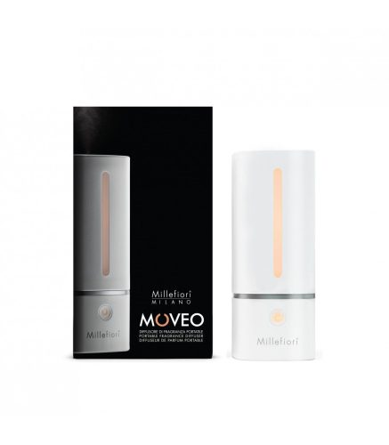 Millefiori, MOVEO, Prenosný aróma difuzér s USB nabíjaním biely