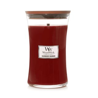 Woodwick, Vonná sviečka classic, Elderberry bourbon 609,5g, Bazový bourbon 1694654