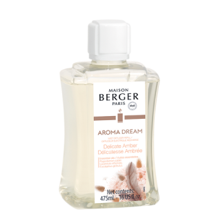 Maison Berger Paris, AROMA, Náplň do elektrického difuzéru 475ml, Delicate Amber, Jemná Ambra 6487