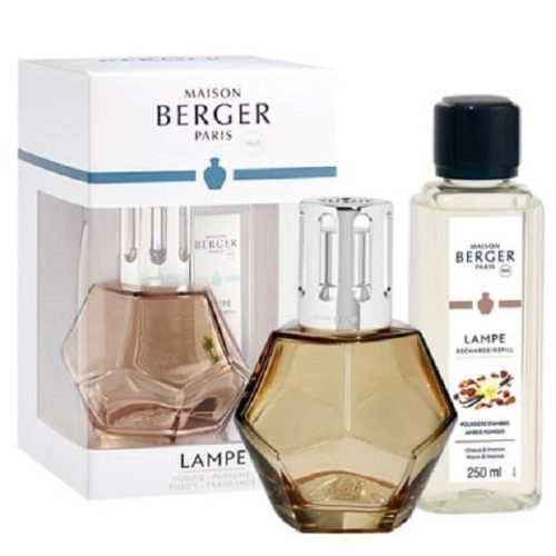 Maison Berger Paris, Katalytická Lampa, Sada Geometry, Medová, Amber powder 250ml