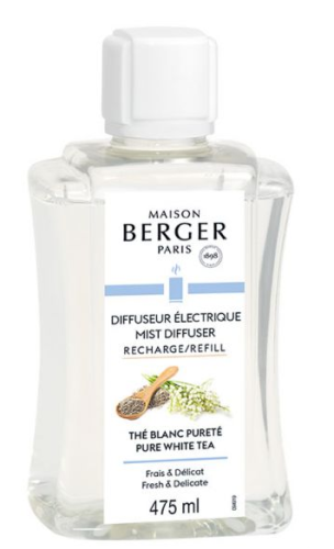 Maison Berger Paris, náplň do elektrického difuzéra Pure white tea, Čistý biely čaj, 475ml