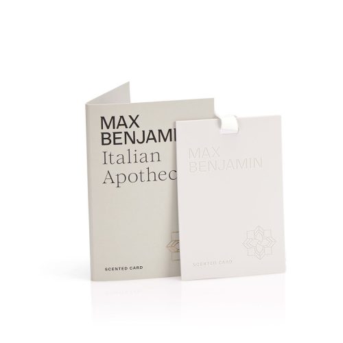 Max Benjamin, Classic, Luxusná vonná karta, 1 ks v balení, Italian Apothecary, Talianska lekáreň