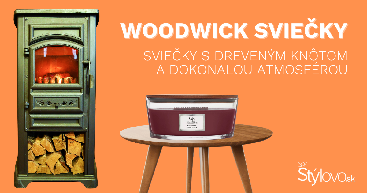 WoodWick sviečky – sviečky s dreveným knôtom a výnimočnou atmosférou