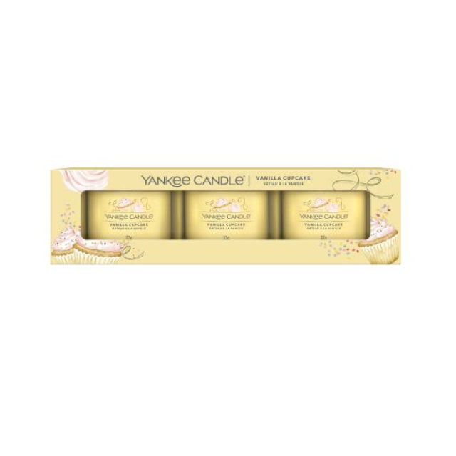 Yankee Candle, Signature Sada Vanilla Cupcake, 3 x 37g 1686368E