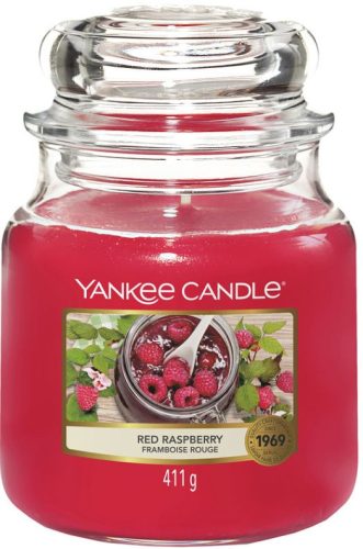 Yankee Candle, Vonná Sviečka Red Rasberry 411g, Červená Malina - Dopredaj