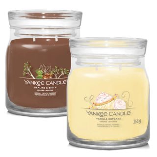 Yankee Candle, Signature Set Vanilla Cupcake + Praline & Birch 2x368g