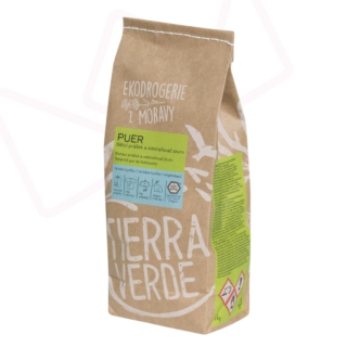 Tierra Verde, Puer, Bieliaci prášok a odstraňovač škvŕn, Vrecko 1kg  00010