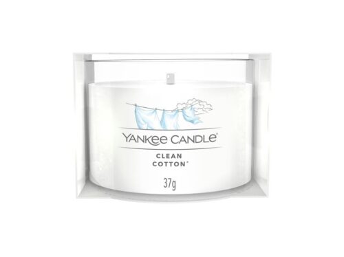 Yankee Candle, Clean Cotton, Votívna Sviečka 37g