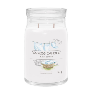 Yankee Candle, Amber & Clean Cotton 567g, Čistá bavlna 1630644E