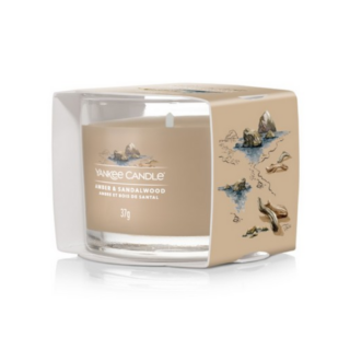 Yankee Candle, Amber & Sandalwood, Votívna Sviečka 37g, Ambra a santalové drevo 1686347E