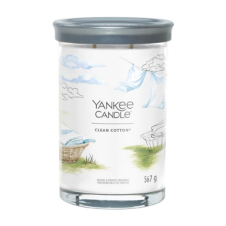 Yankee Candle, Clean Cotton, Tumbler Signature Sviečka 567g, Čistá bavlna 1630643E