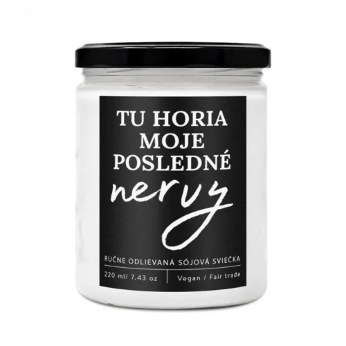 Soaphoria, Moje posledné nervy, Ovocný punč, Prírodná sviečka 220ml