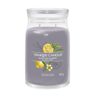 Yankee Candle, Black tea & Lemon, Signature Sviečka 567g