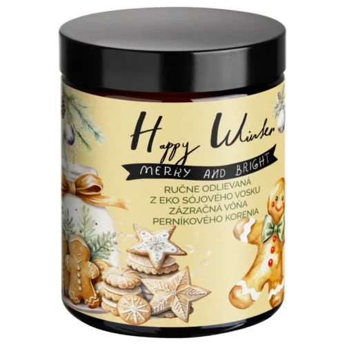 Soaphoria, Happy Winter, Sójová sviečka 210ml - Limitovaná edícia