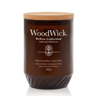 WoodWick ReNew, Black Currant & Rose, Sviečka 368g, Čierne ríbezle a ruža 1726354E