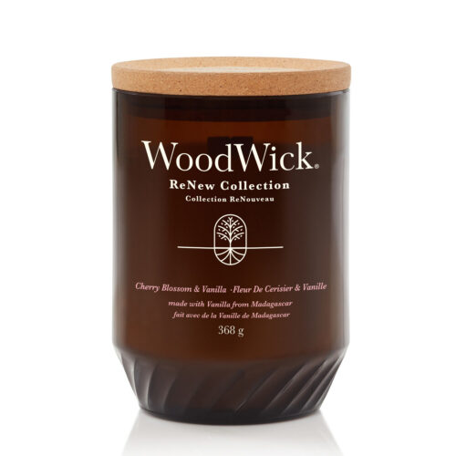 WoodWick ReNew, Cherry Blossom & Vanilla, Sviečka 368g