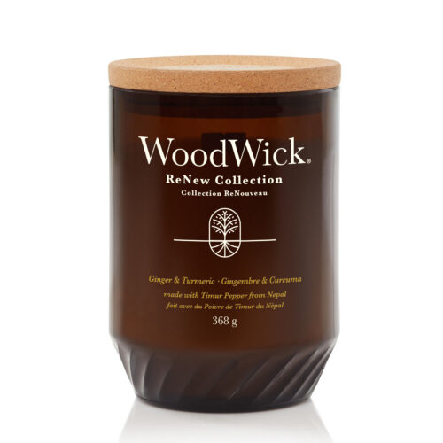 WoodWick ReNew, Ginger & Turmeric, Sviečka 368g