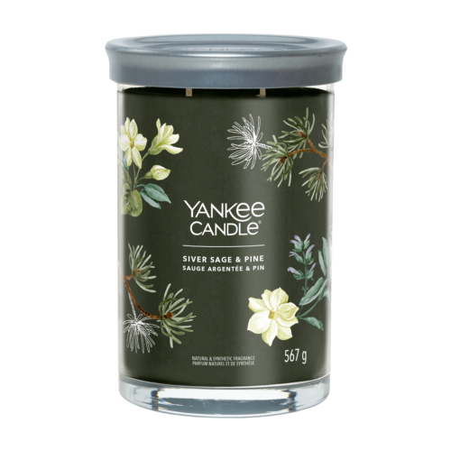 Yankee Candle, Silver Sage & Pine, Tumbler Signature Sviečka 567g