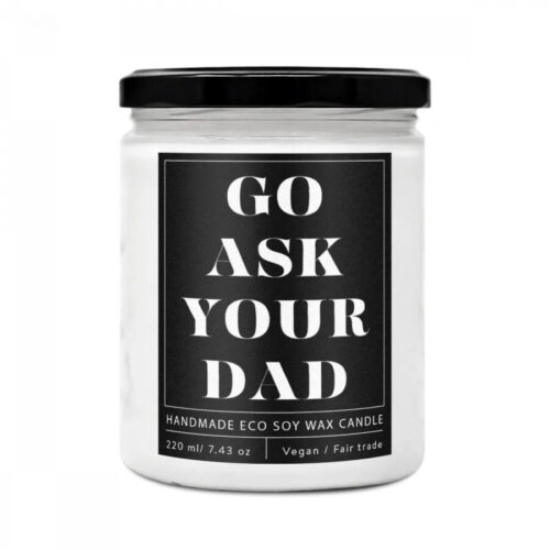 Soaphoria, Go Ask Your Dad, Levanduľová ruža, Prírodná sviečka 220ml