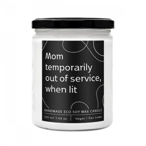 Soaphoria, Mom Out of Service, Perníkové korenie, Prírodná sviečka 220ml