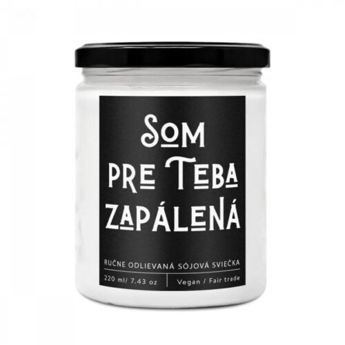 Soaphoria, Pre teba zapálená, Ovocný punč, Prírodná sviečka 220ml