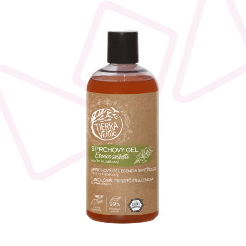 Tierra Verde, Esencia sviežosti, Sprchový gél Vavrín kubébový 500ml