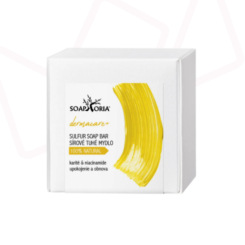 Soaphoria, DERMACARE+ Organické sírové mydlo na hĺbkové čistenie 150g