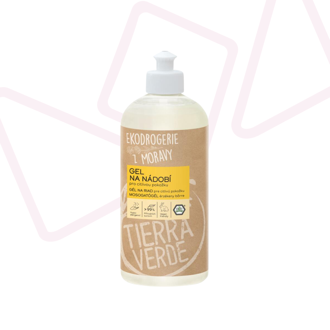 tierra-verde-bio-gel-na-riad-pre-citlivu-pokozku-500ml Tierra Verde, Gél na riad pre citlivú pokožku (fľaša 500 ml)