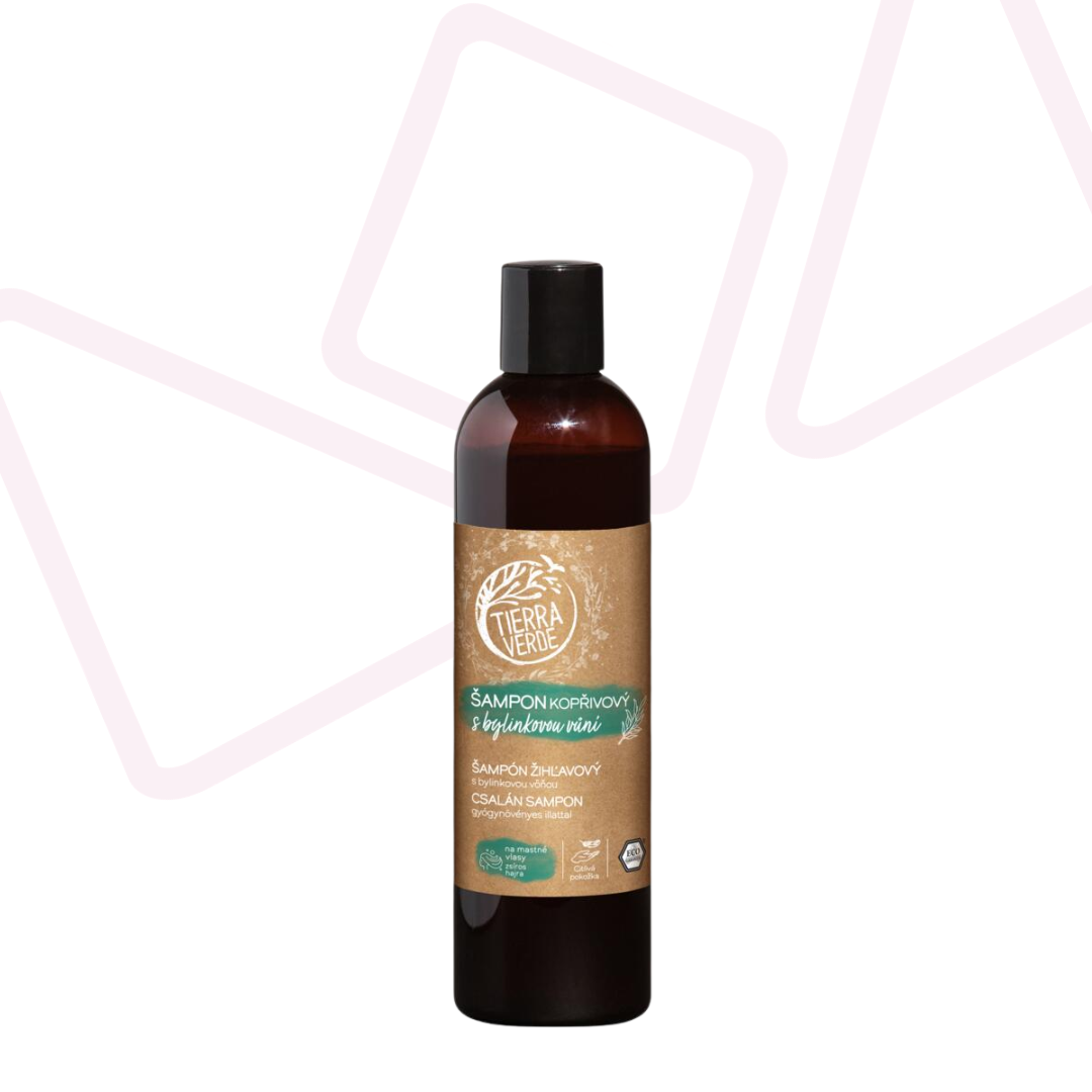 tierra-verde-zihlavovy-sampon-na-mastne-vlasy-s-bylinkovou-vonou-300ml Tierra Verde, Žihľavový šampón na mastné vlasy s bylinkovou vôňou (fľaštička 300 ml)